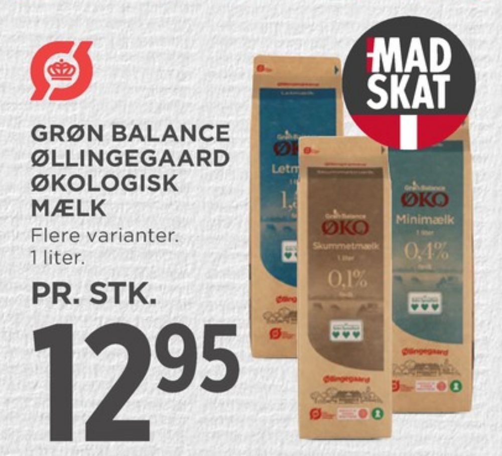 Grøn Balance Øllingegaard, Skummetmælk 0,1%