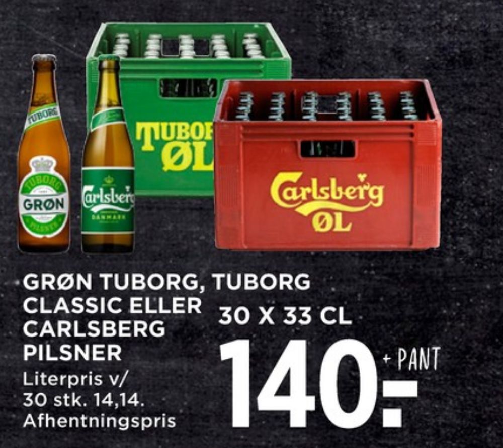 Tuborg Grøn, Øl