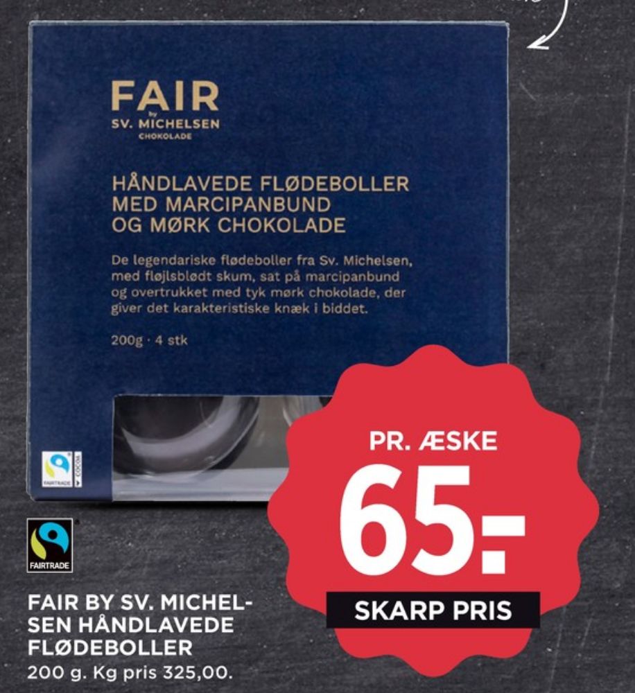 Sv Michelsen Chokolade Fair, Flødeboller