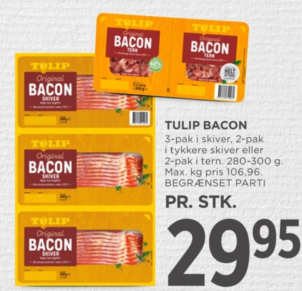 Tulip, Baconskiver