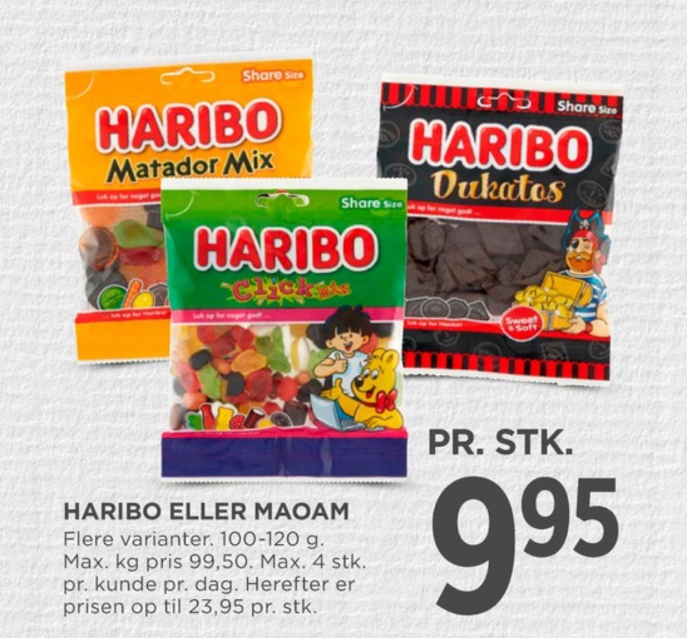 Haribo Click Mix, Slikposer