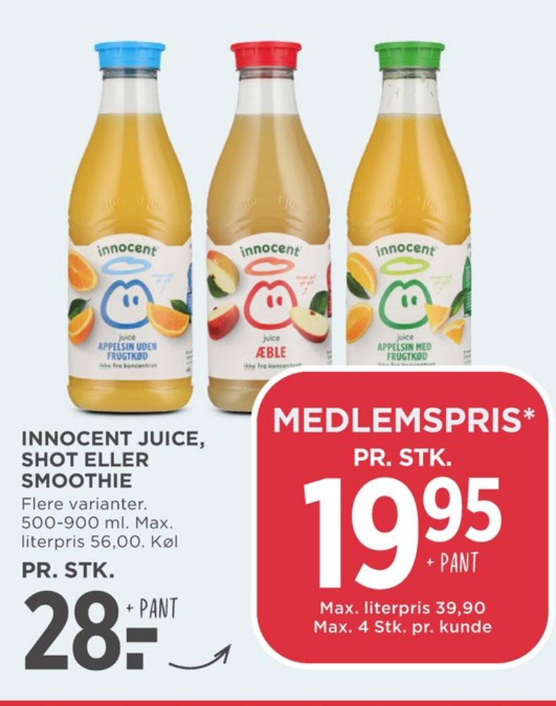 innocent, Ingefærshot