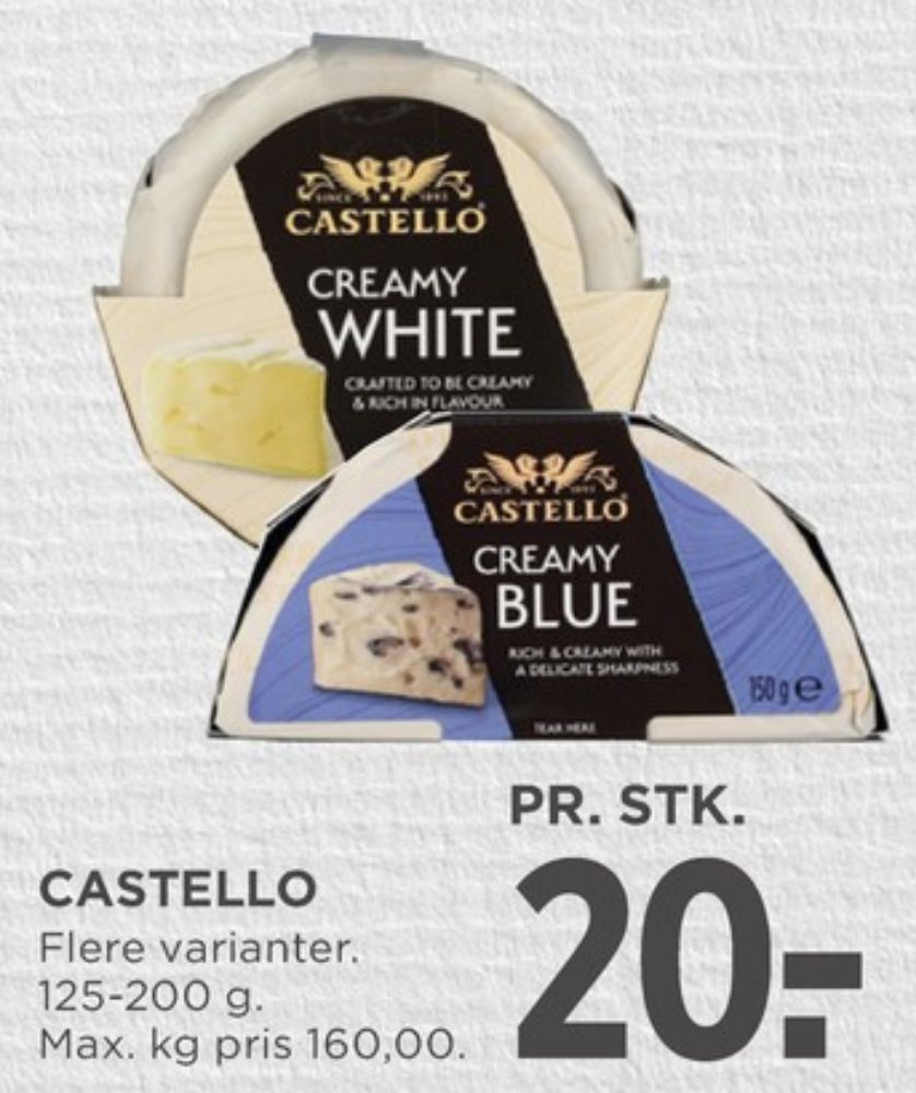 Castello Creamy White, Skimmelost