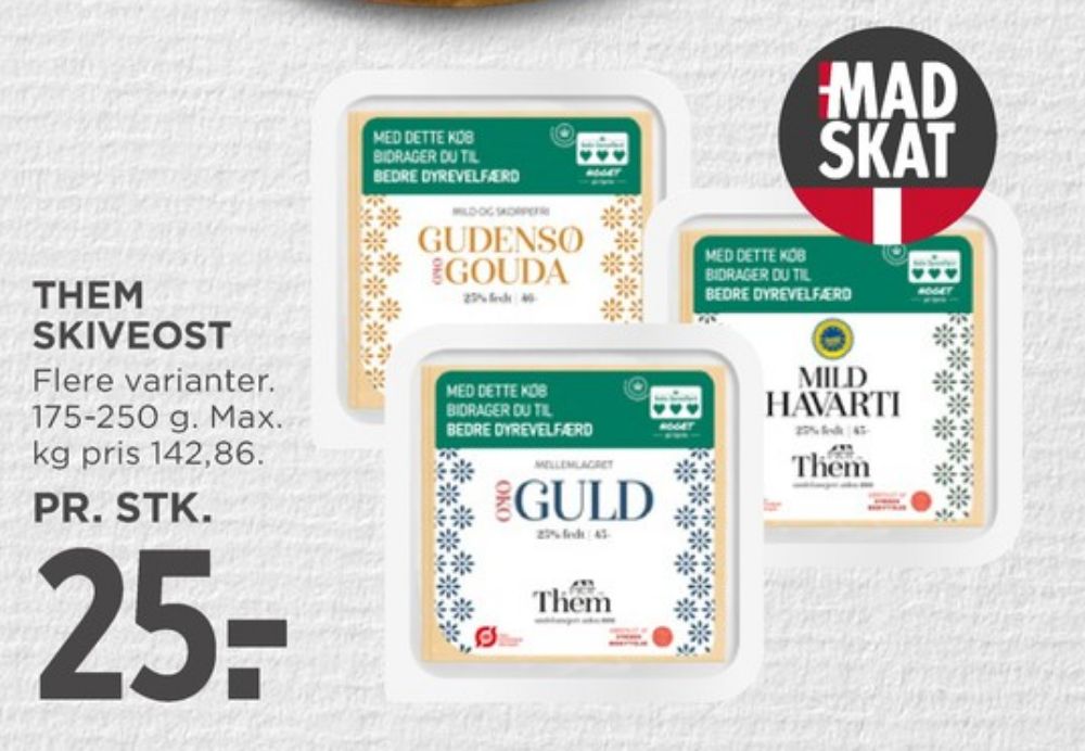 Them Ost, Skiveost Mild Havarti