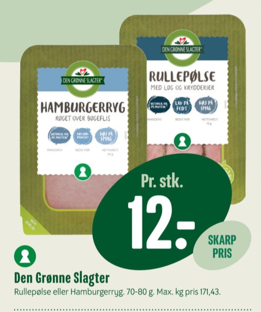 Den Grønne Slagter, Rullepølse med Løg & Krydderier