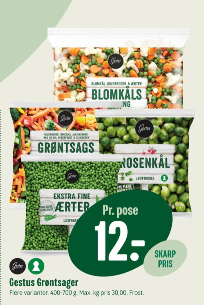 Gestus, Ekstra Fine Ærter