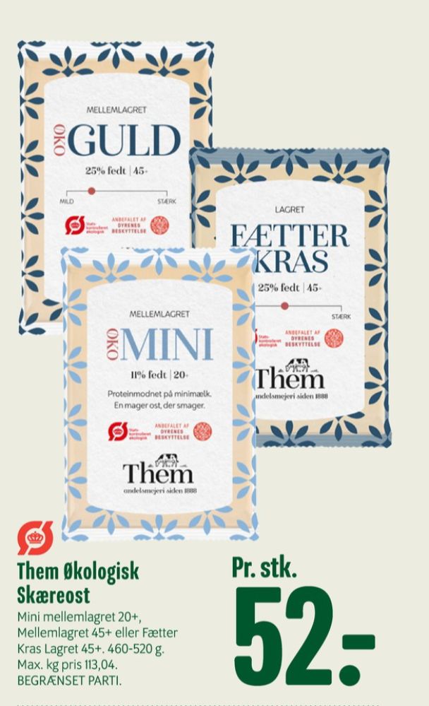 Them Ost, Skæreost Fætter Kras lagret