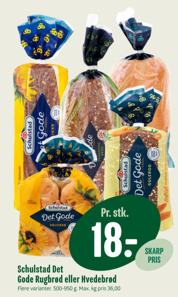 Schulstad Det Gode, Solsikkerugbrød