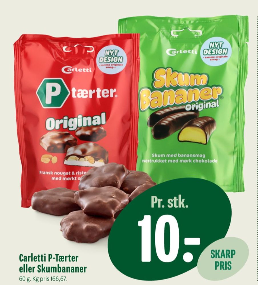 Carletti, Skumbananer