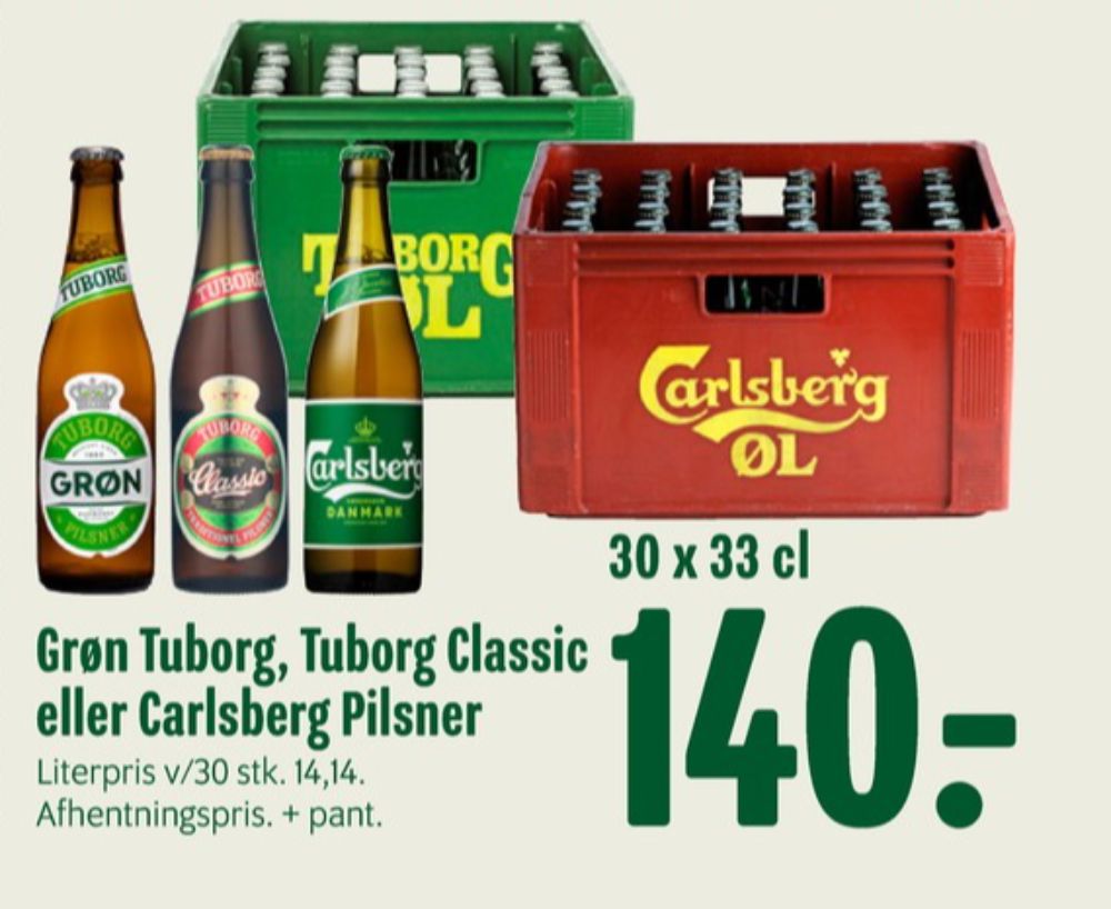 Tuborg Grøn, Øl