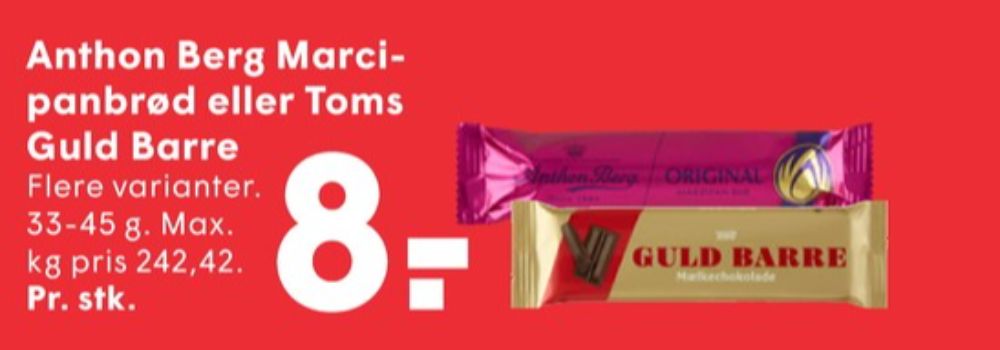 Anthon Berg, Marcipanbrød