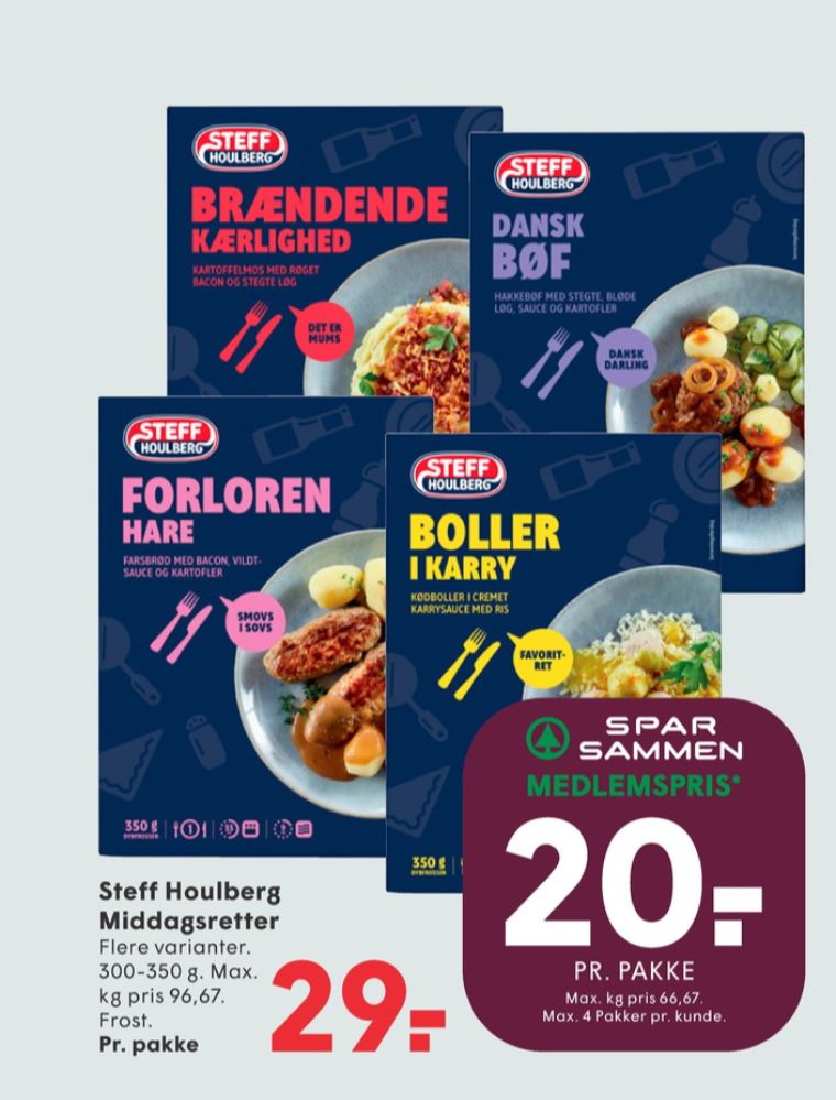 Steff Houlberg, Boller i Karry