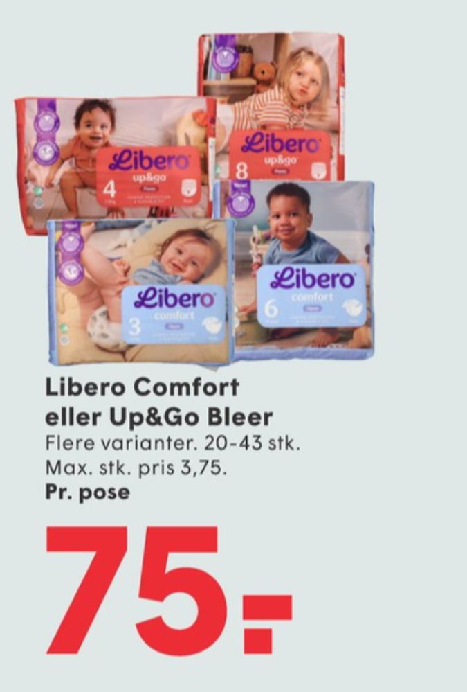 Libero Comfort, Bleer str 3 5-8 kg