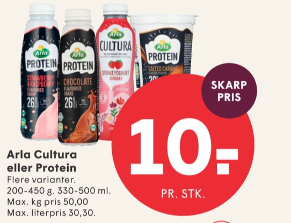 Arla Protein, Proteindrik Strawberry & Raspberry