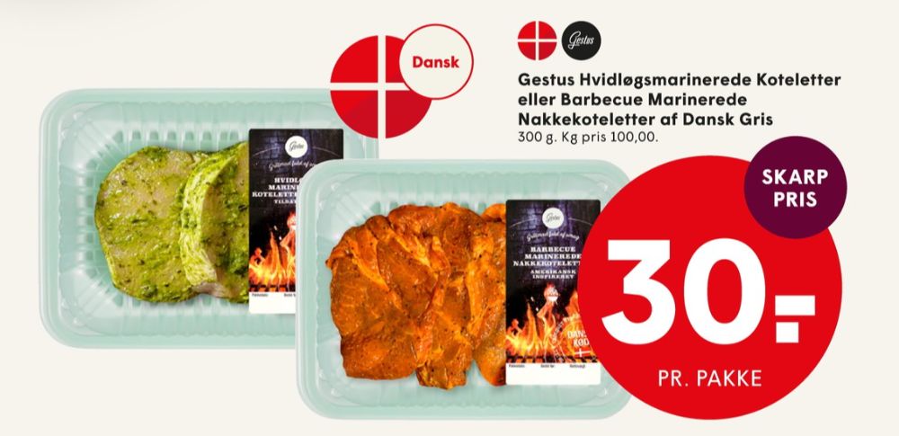 Gestus, Nakkekoteletter