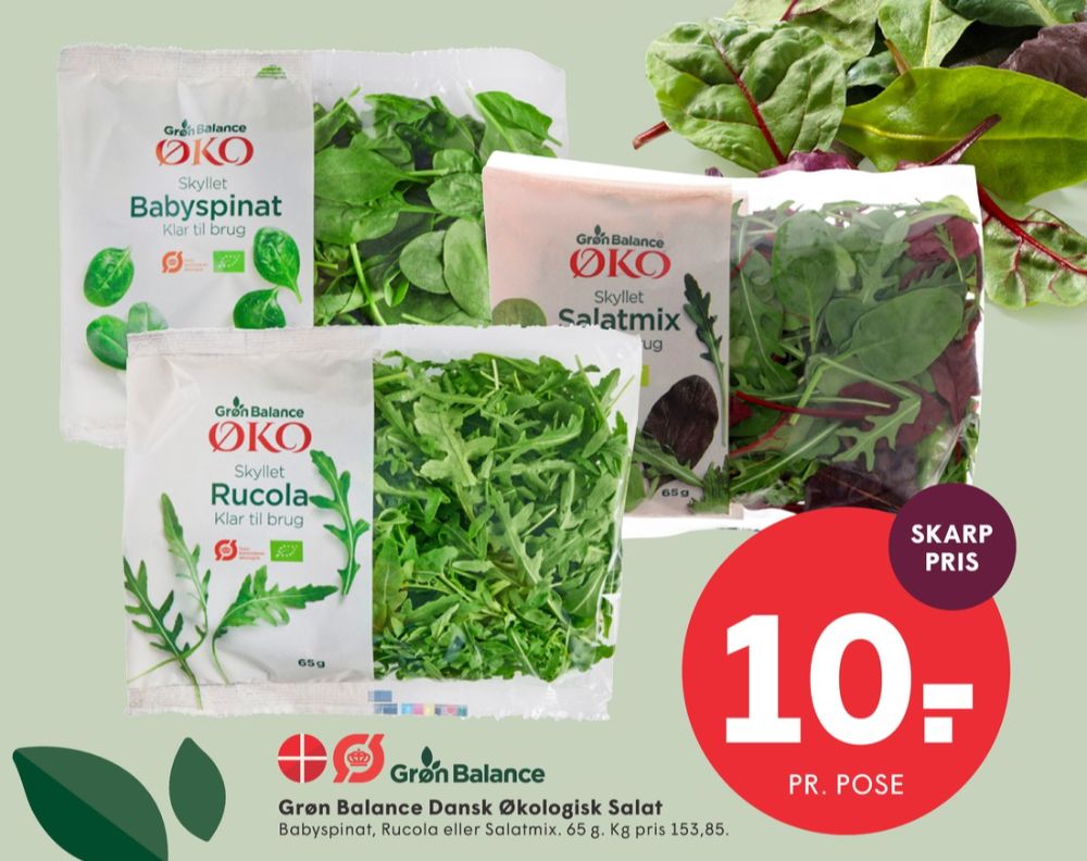 Grøn Balance, Salatblanding