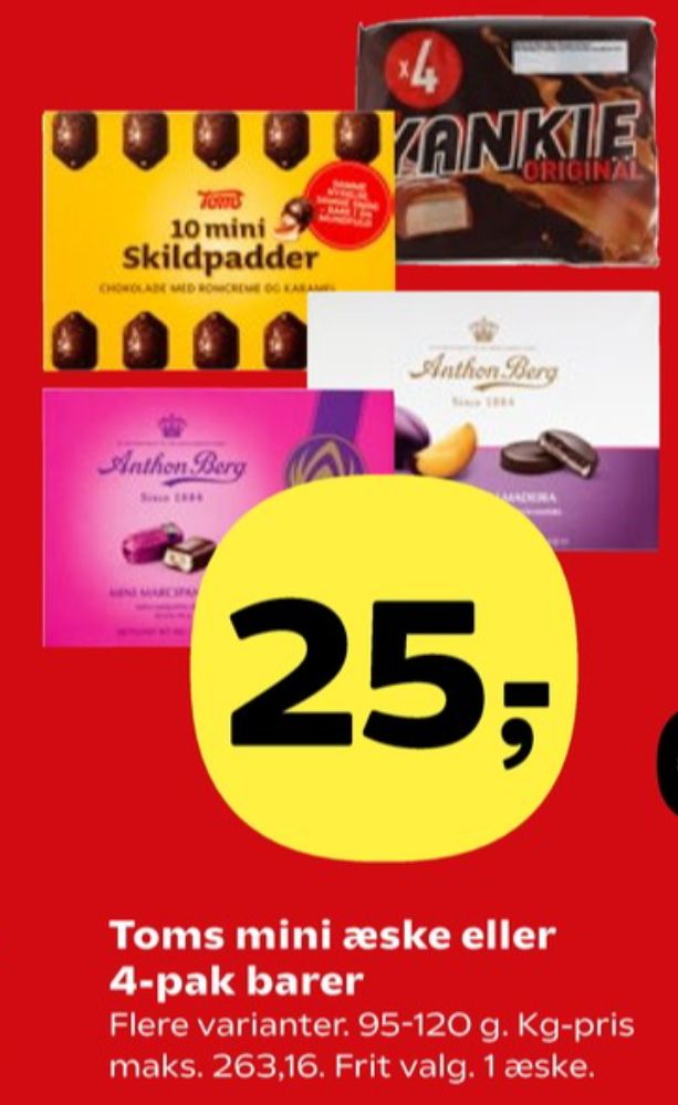 Toms Mini Skildpadder, Chokoladeskildpadder