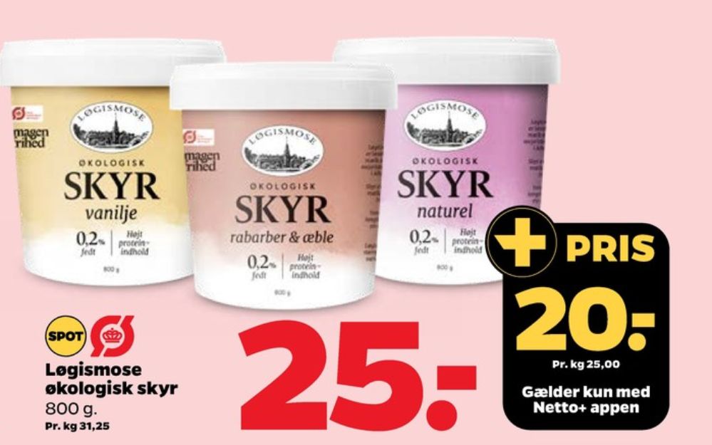 Løgismose, Rabeber & Æble Skyr 