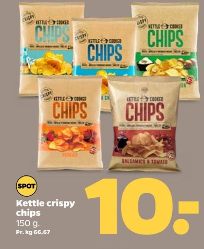 Kettle Cooked Chips, Salt & Vinegar Chips