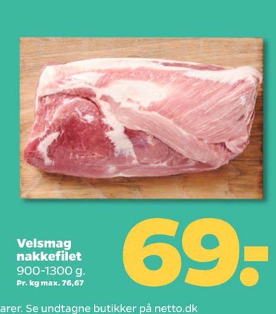 Velsmag, Nakkefilet