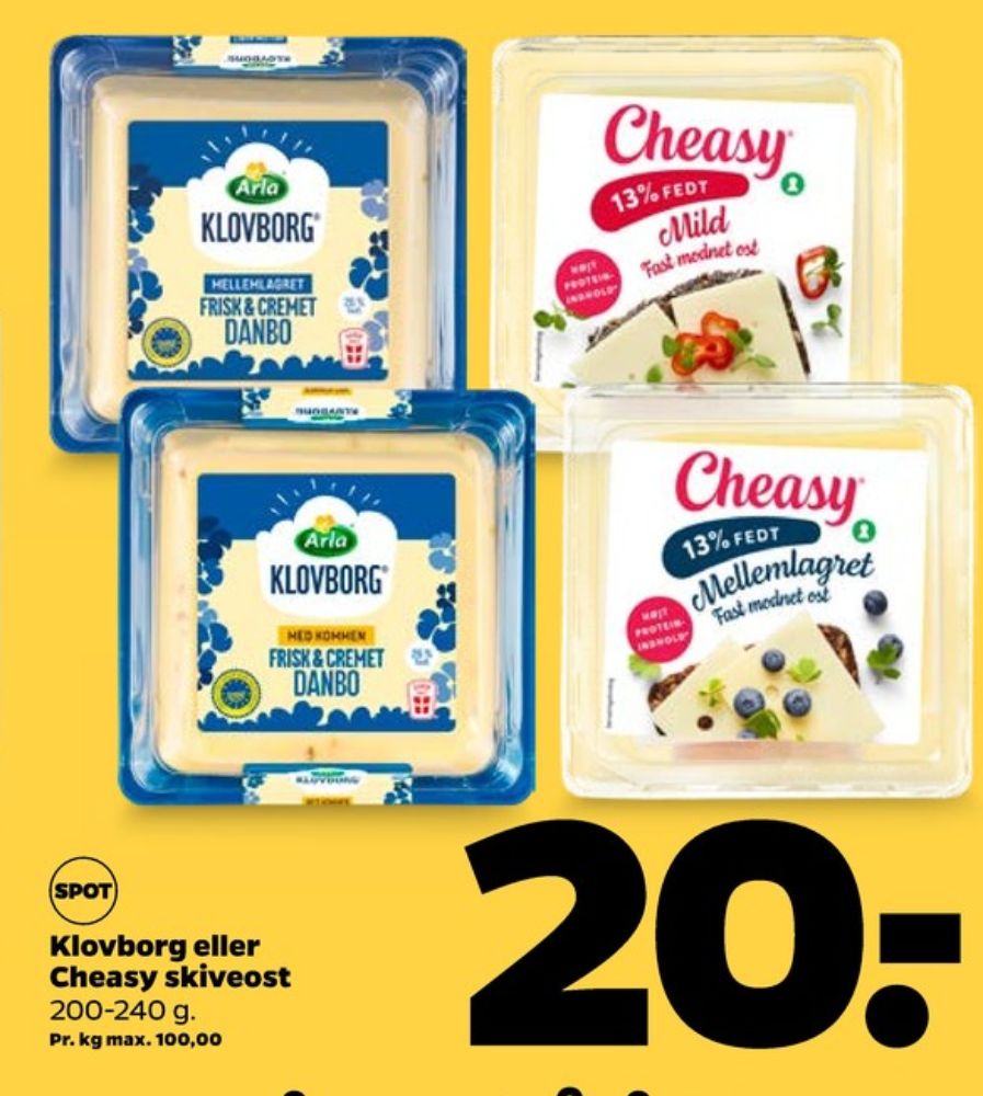 Cheasy, Skiveost 13% mild