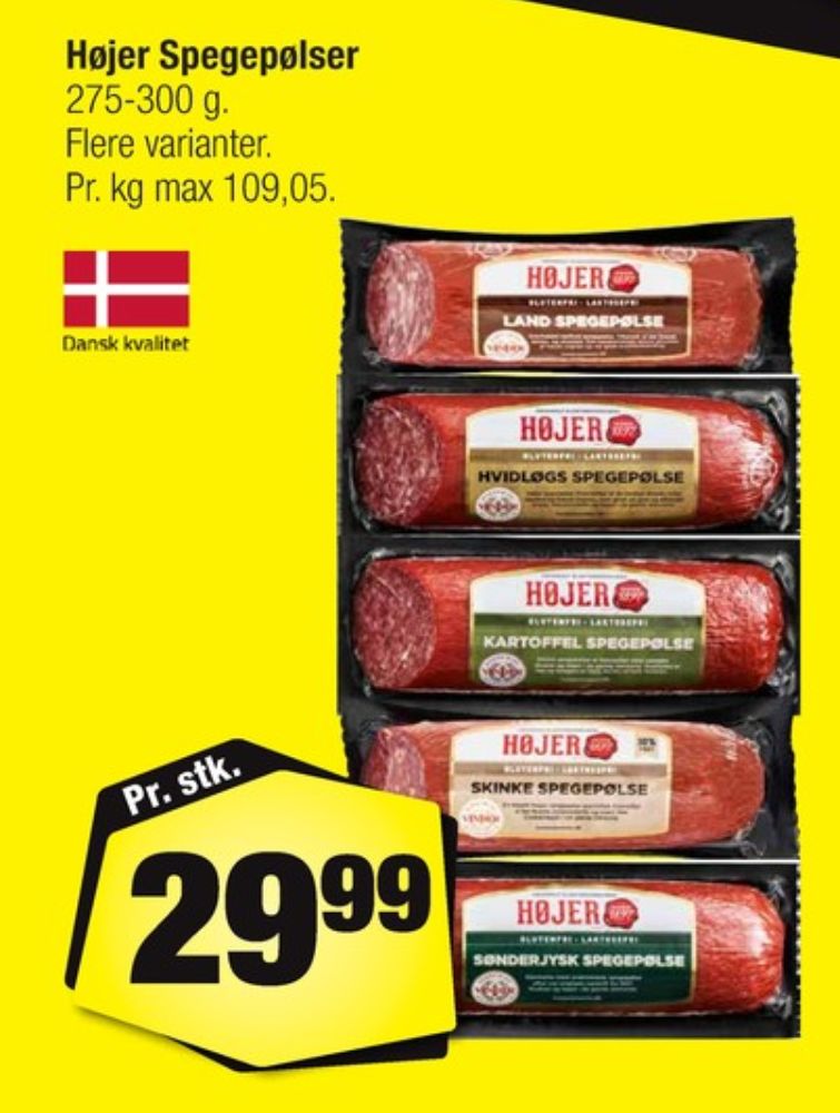 Højer Pølser, Sønderjysk Spegepølse