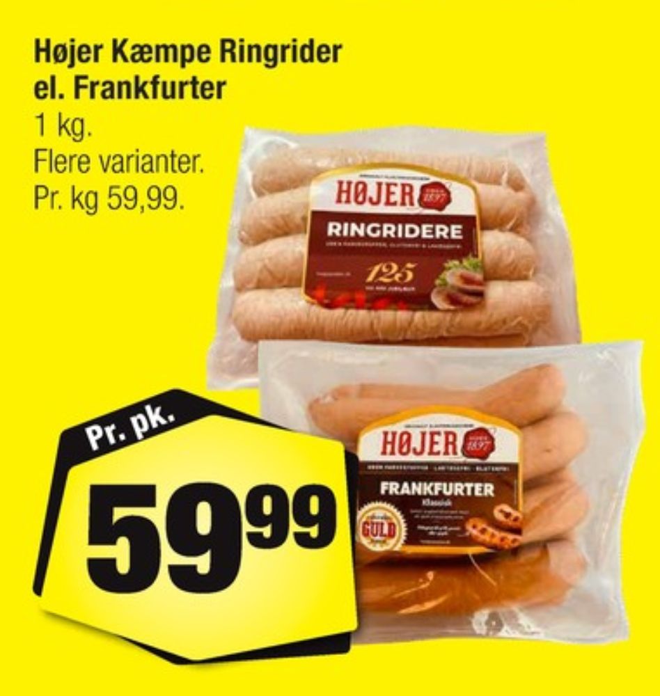 Højer Pølser, Ringriderpølser