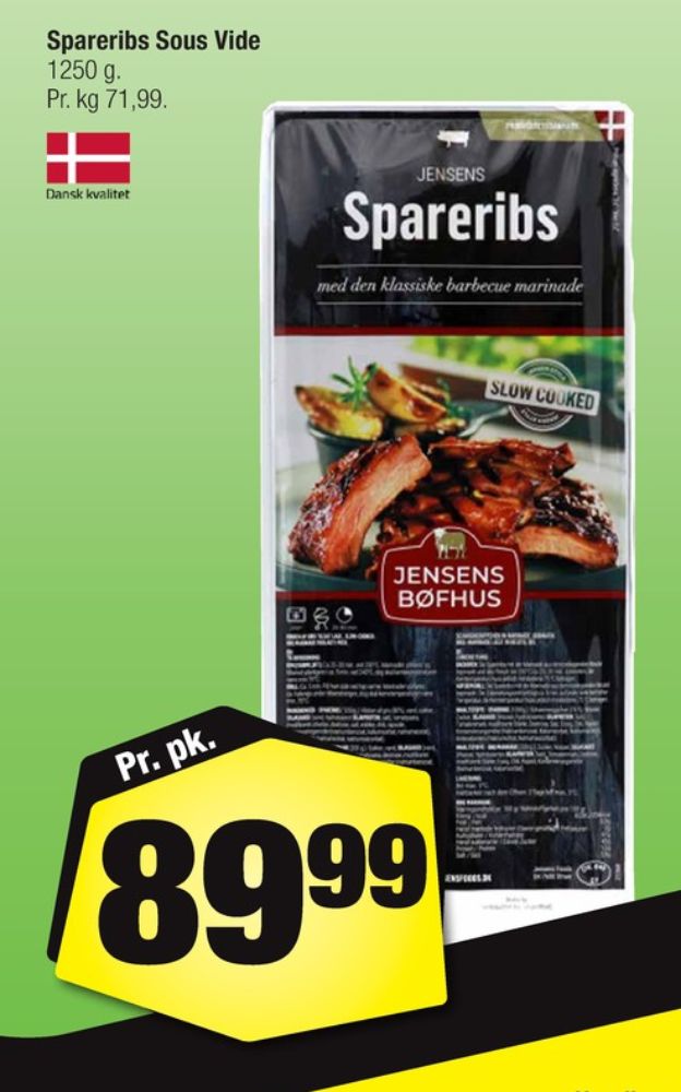 Jensens, Spareribs