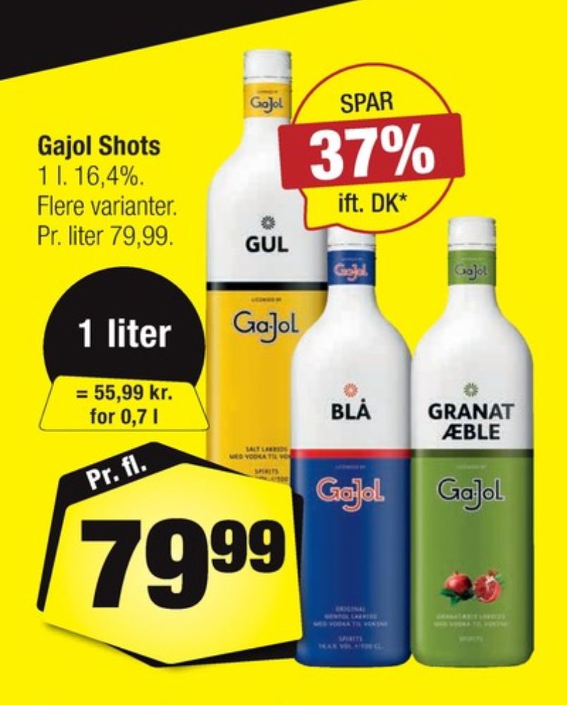 Ga-Jol Granatæble, Shots