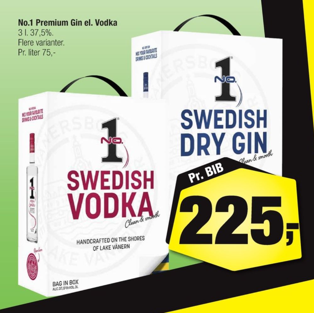 No. 1 Premium, Vodka