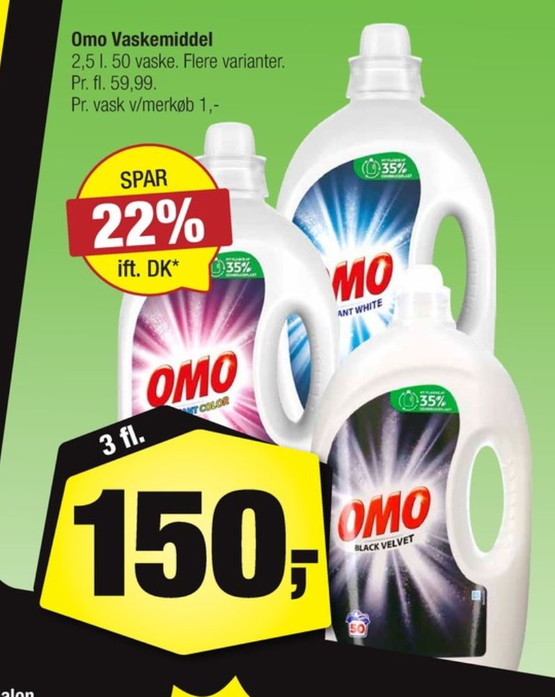 Omo, Vaskemiddel-flydende