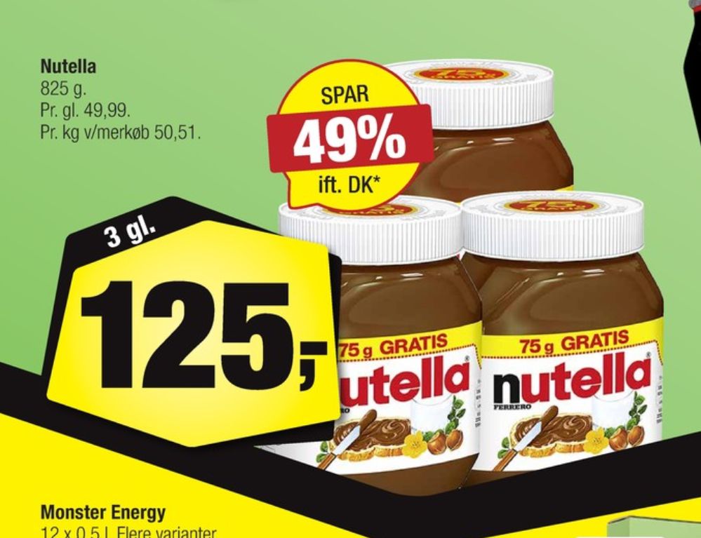 Nutella, Smørepålæg