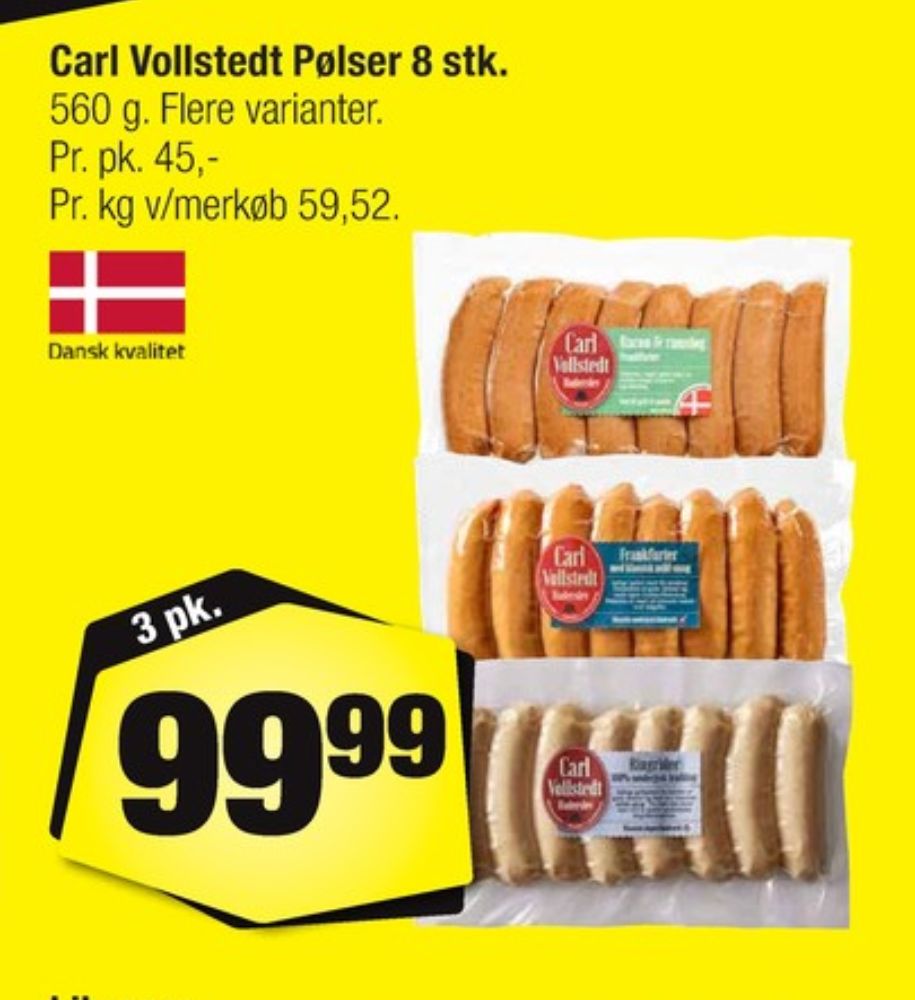 Carl Vollstedt's Eftf., Ringriderpølser