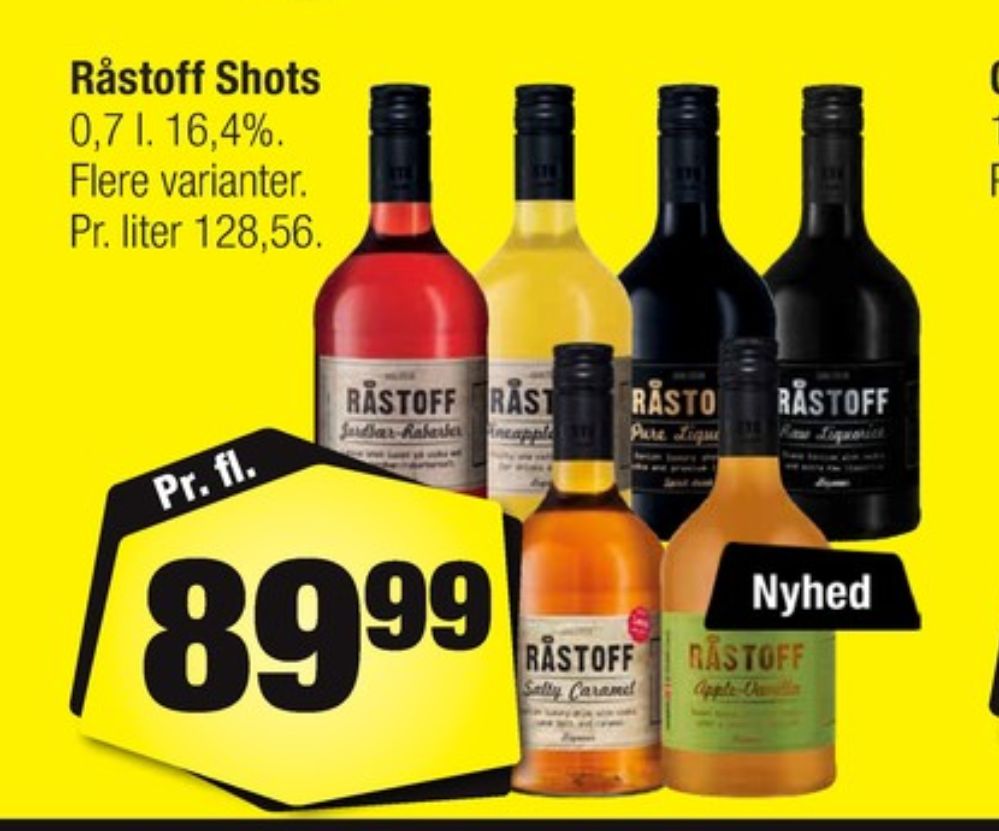 Råstoff Raw Liquorice, Shots
