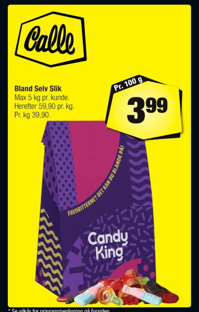 Candy King, Bland selv slik