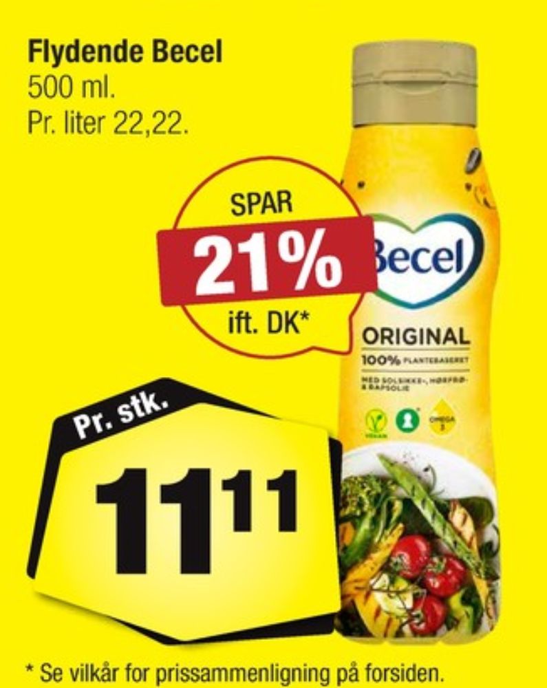 Becel, Margarine - flydende original