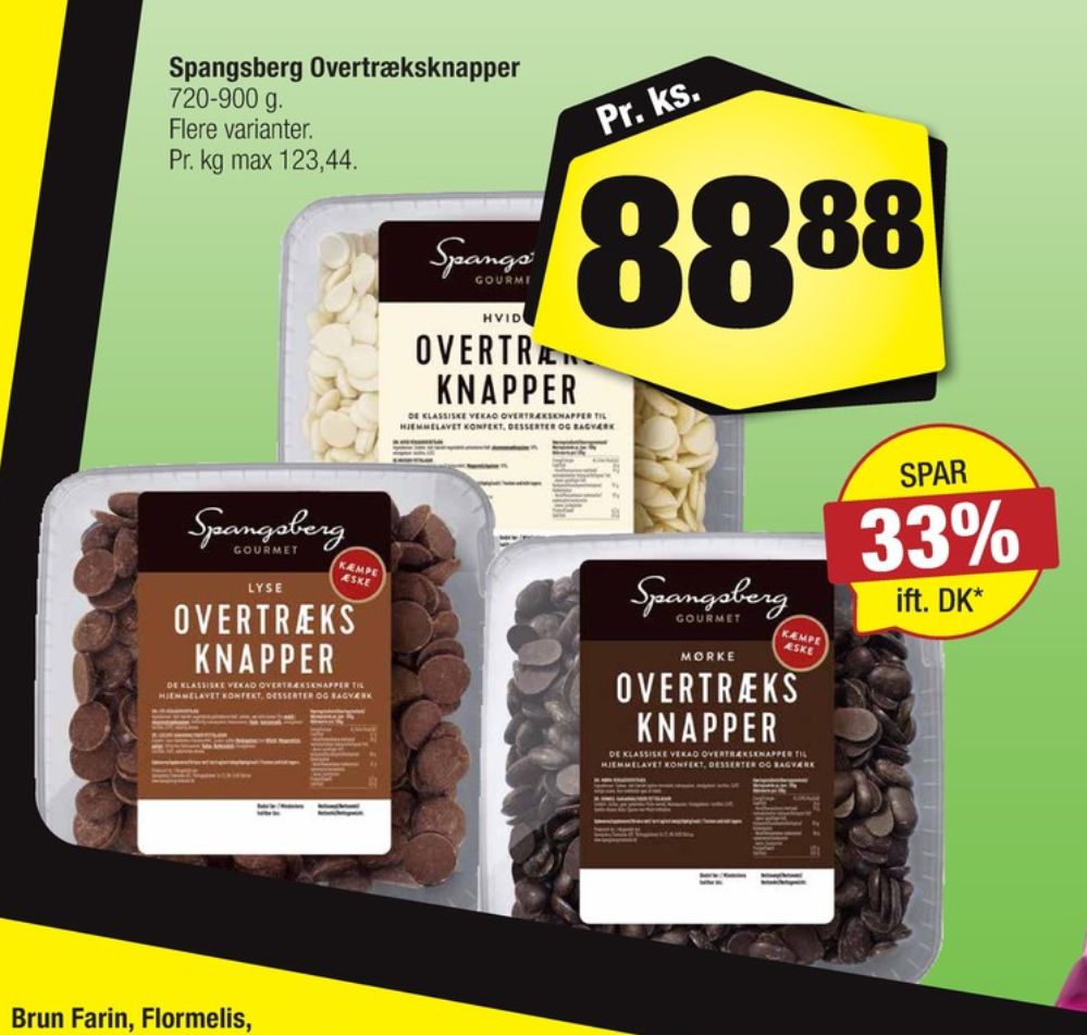 Spangsberg, Overtræksknapper Mørk