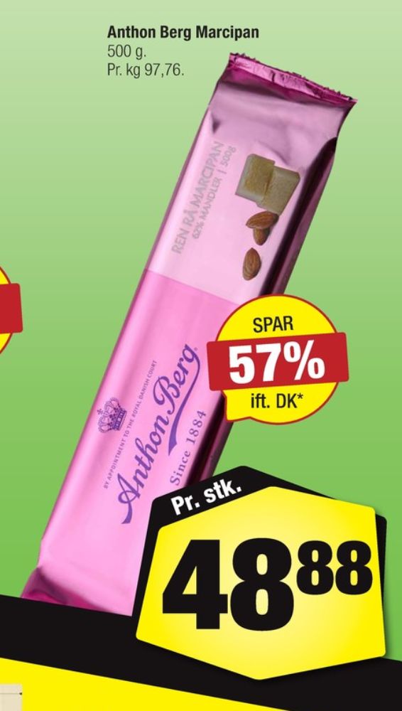 Anthon Berg, Marcipan