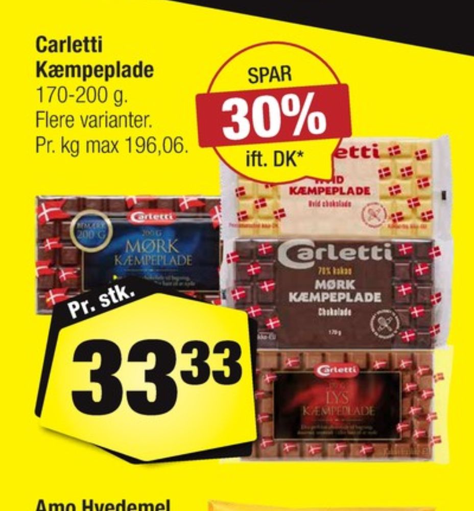 Carletti, Mørk Kæmpeplade