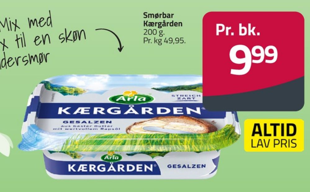 Kærgården, Smørbar