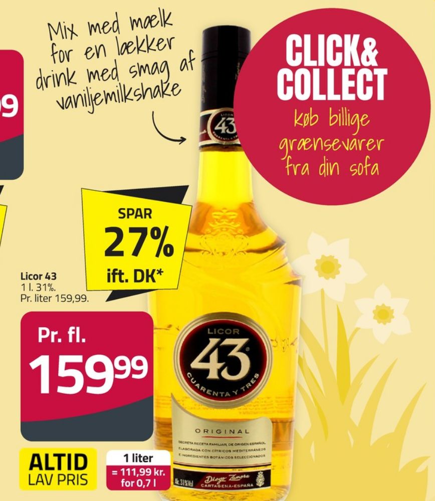 Licor 43, Likør