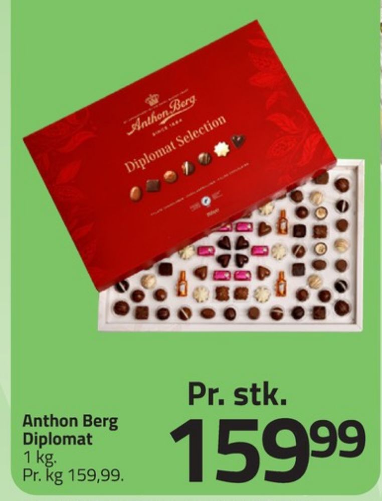 Anthon Berg Diplomat, Dessertchokolade
