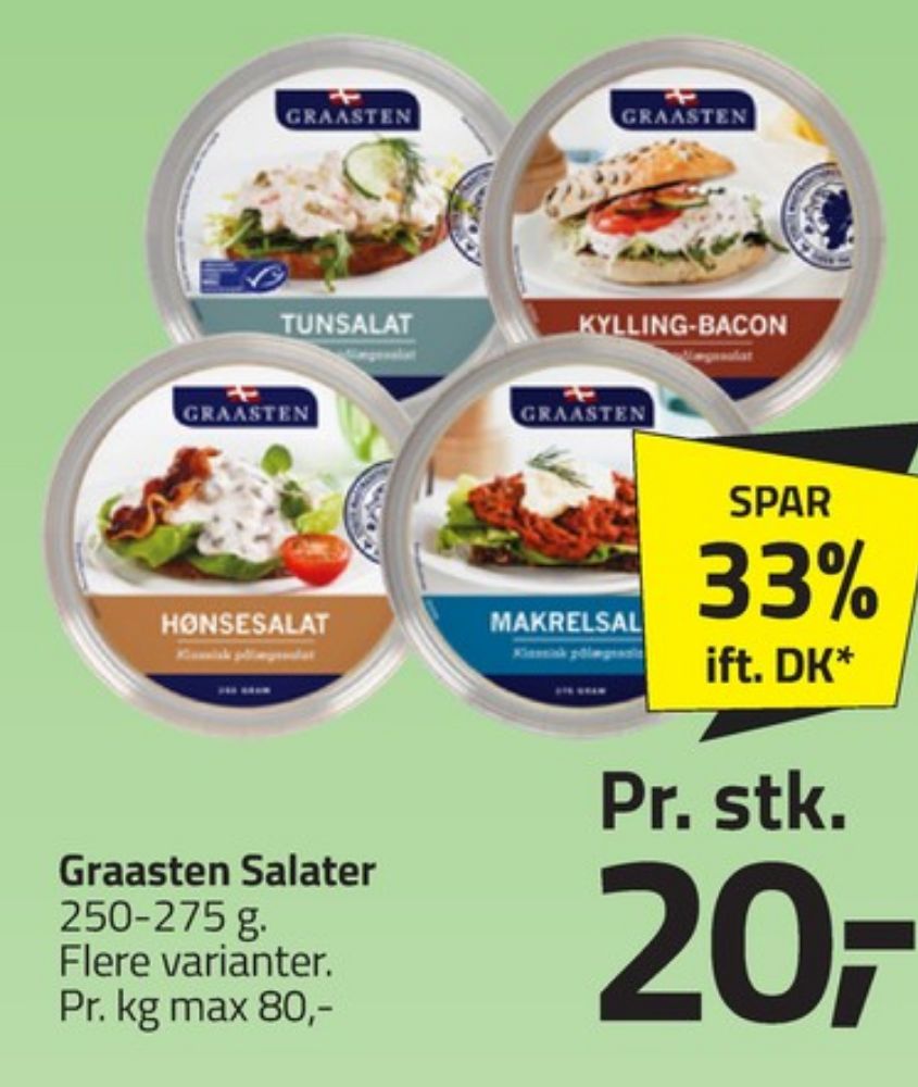 Graasten, Tunsalat