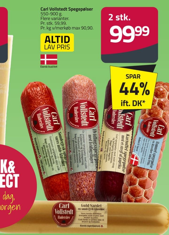 Carl Vollstedt's Eftf., Spegepølse Hammel