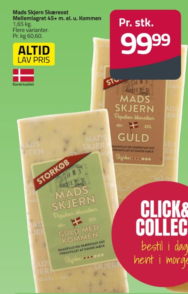 Mads Skjern, Skæreost 45+ Guld Kommen