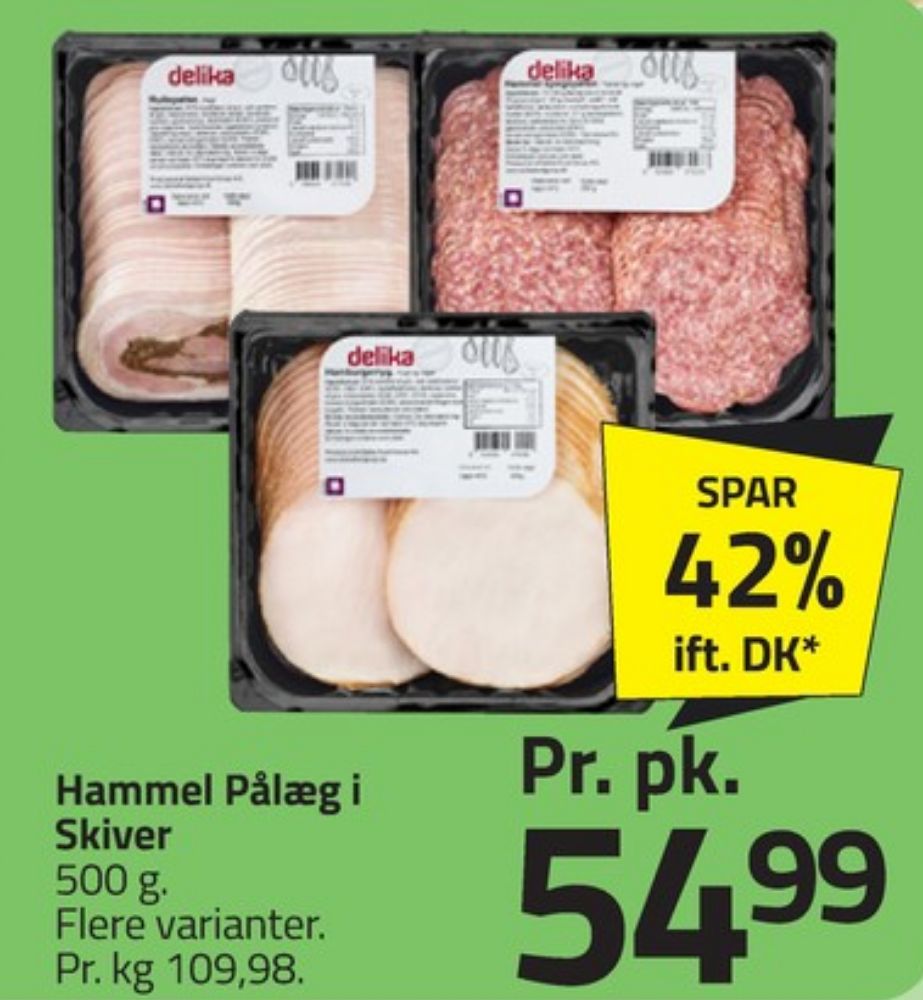 Delika, Spegepølse