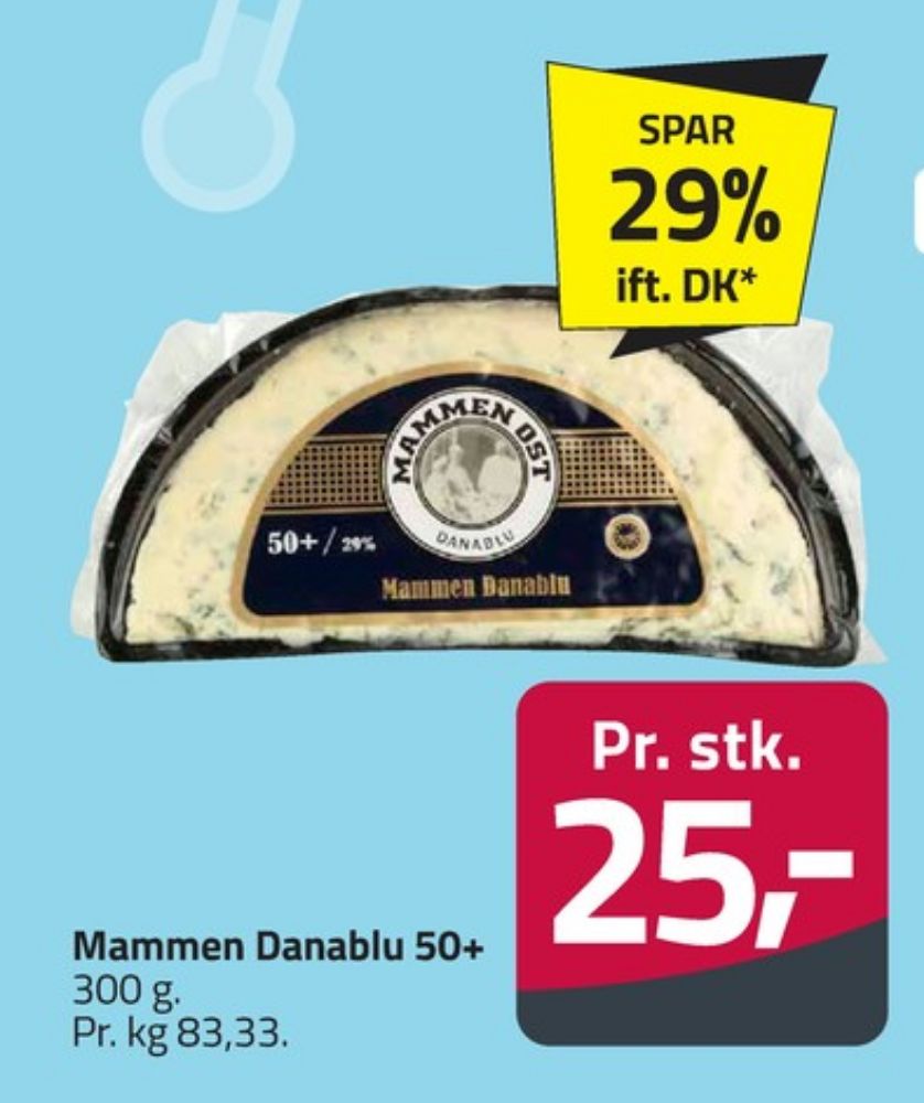 Mammen, Skimmelost Danablu 50+