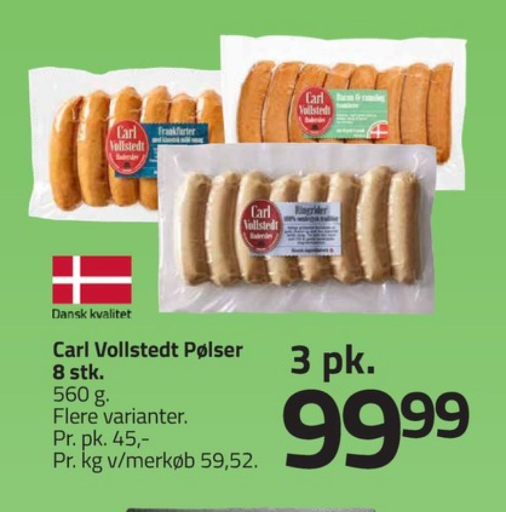 Carl Vollstedt's Eftf., Bacon & Cheddar Frankfurter