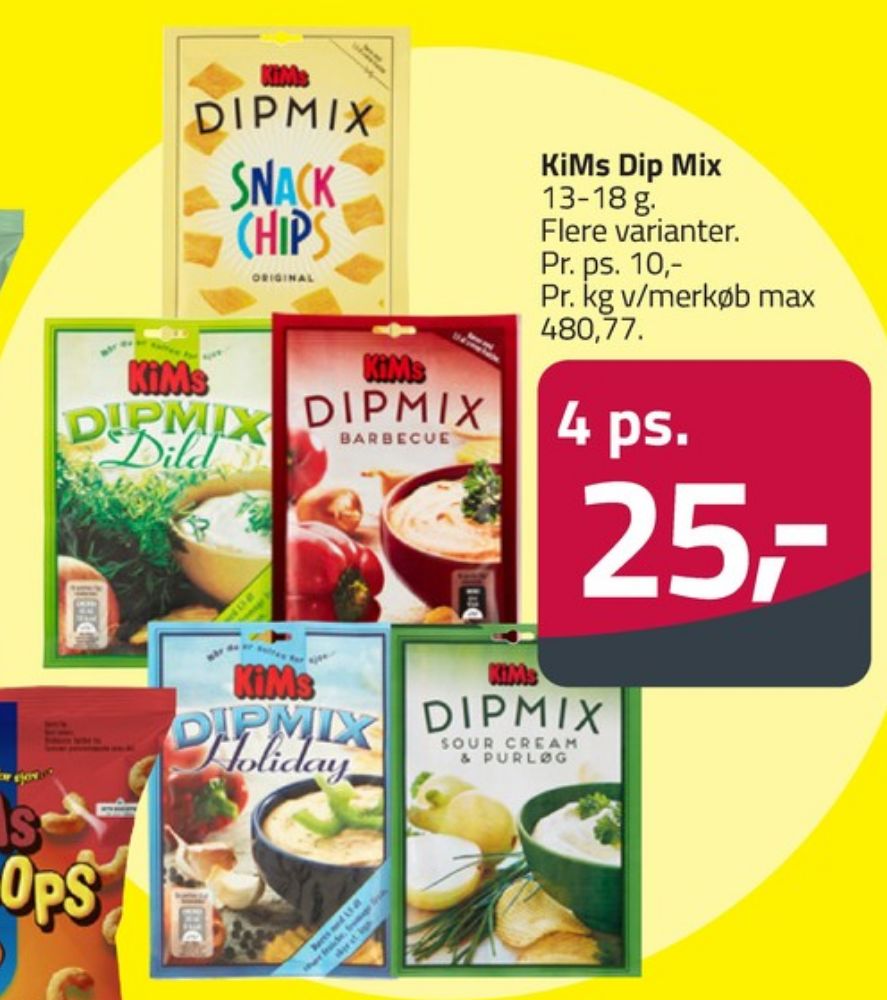 Kims, Dip Sour Cream & Purløg