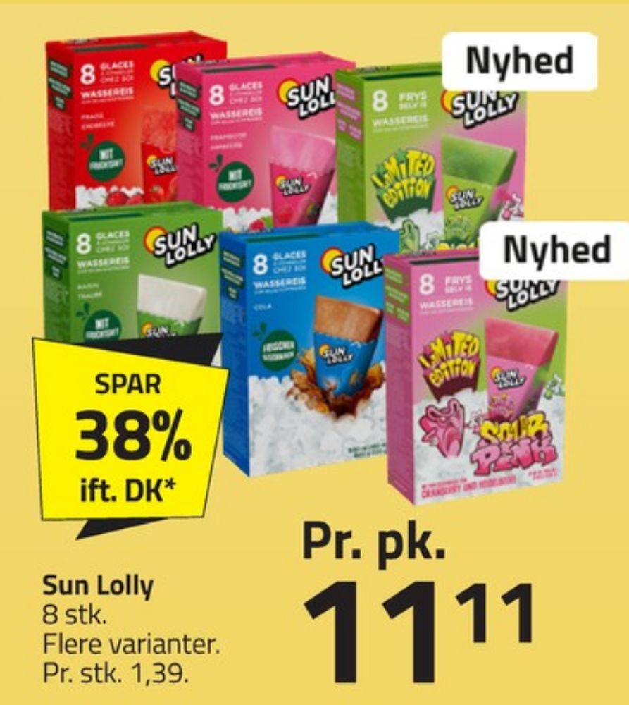 Sun Lolly, Is frys selv - Cola